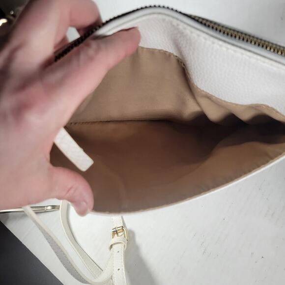 Nanette Lepore White Small Classic Feminine Crossbody Bag - Picture 10 of 11